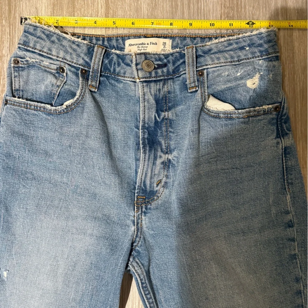 Abercrombie & fitch - women’s curvy skinny jeans size 2/26 regular length - Picture 2 of 4